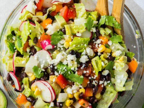 Mexican Chopped Salad - The Café Sucre Farine