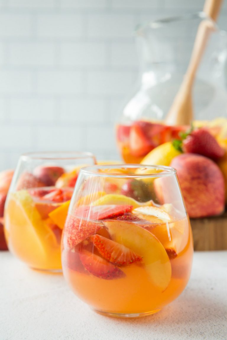 Strawberry Peach Sangria Recipe Girl