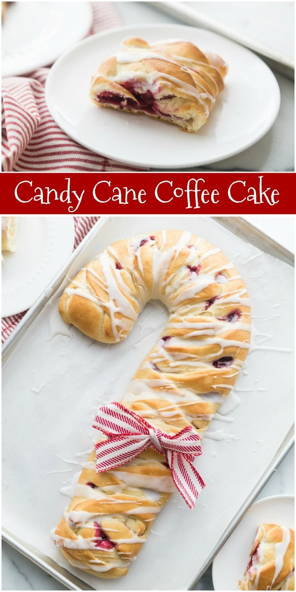 Candy Cane Coffee Cake