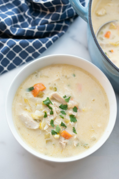 Creamy Mexican Turkey Soup - Recipe Girl