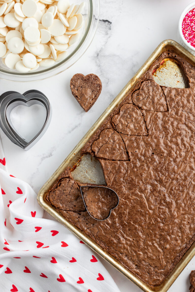 Chocolate Dipped Valentine Brownies Recipe Girl