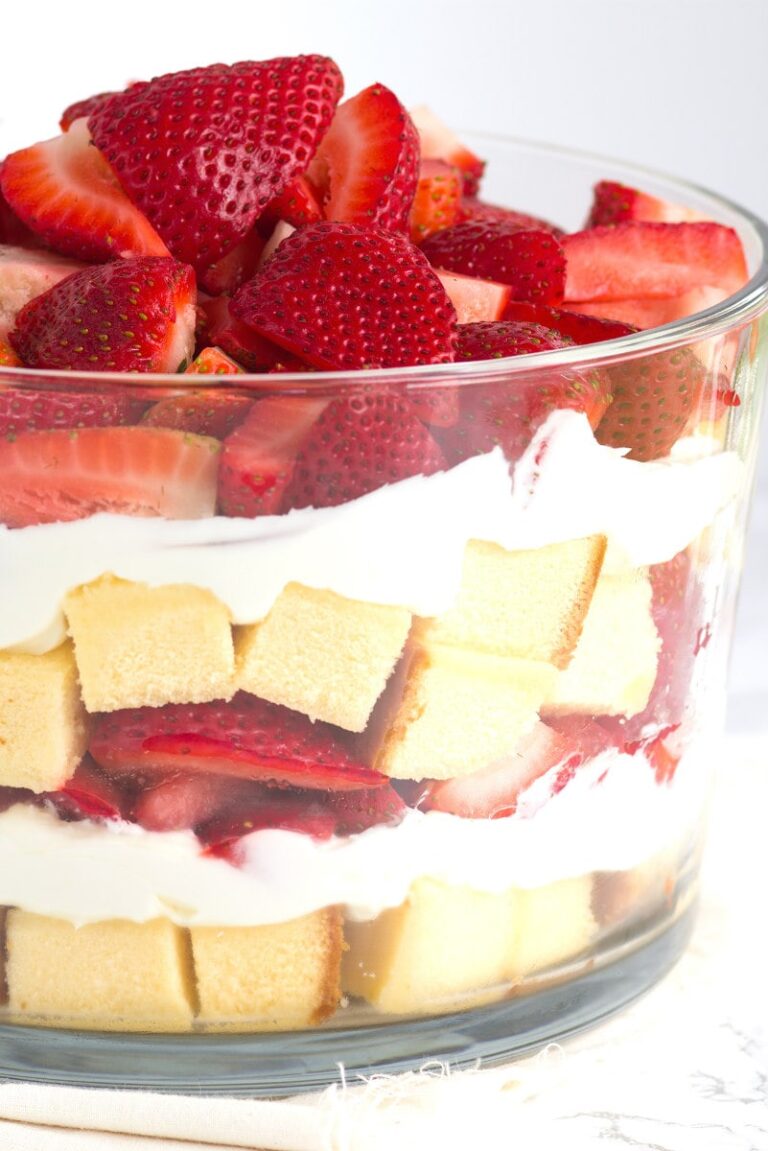 Layered Strawberry Trifle - Recipe Girl