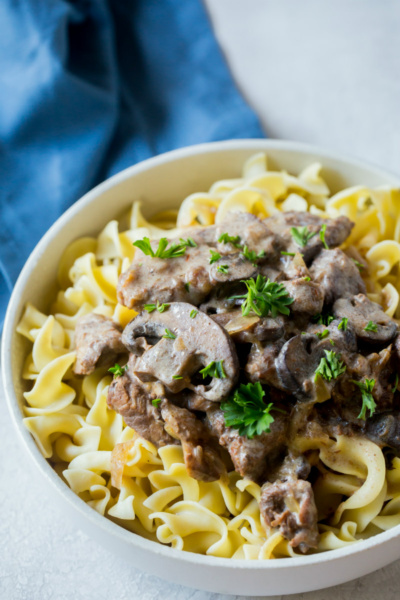 Slow Cooker Beef Stroganoff Recipe Girl