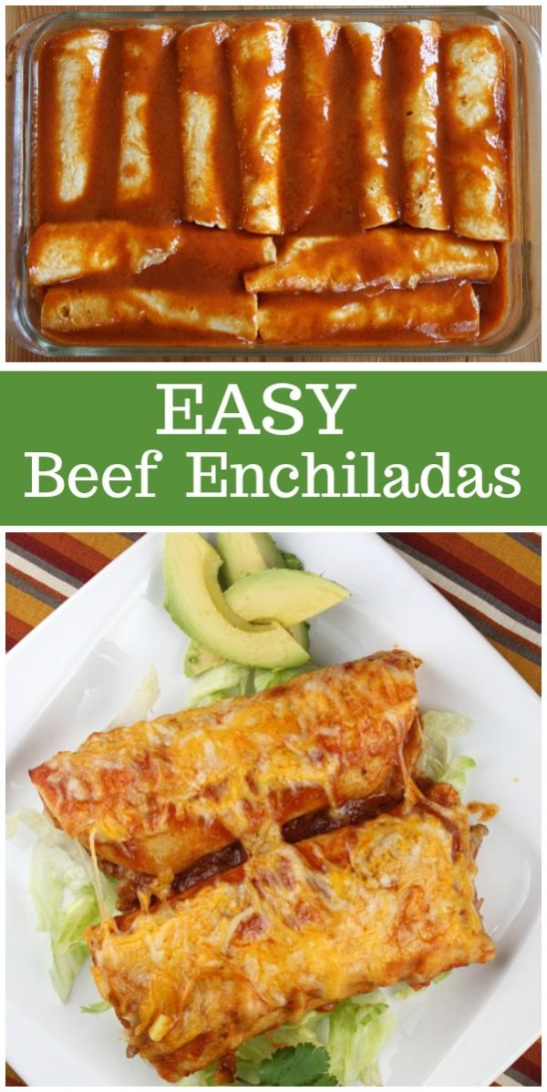Easy Beef Enchiladas - Recipe Girl