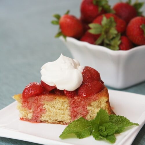 Strawberry And Brown Butter Shortcake - Recipe Girl