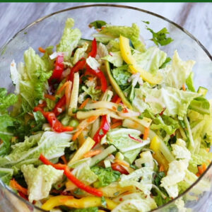 pinterest image for thai summer salad