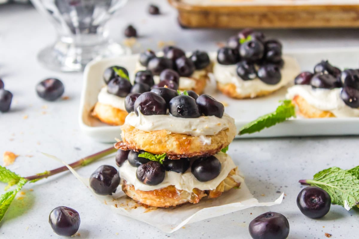 Fresh Blueberry Dessert Bruschetta – Recipe Girl