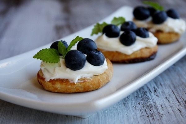 Fresh Blueberry Dessert Bruschetta Recipe Girl