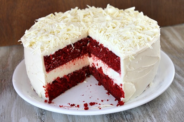 Red Velvet Cheesecake Cake Recipe Girl