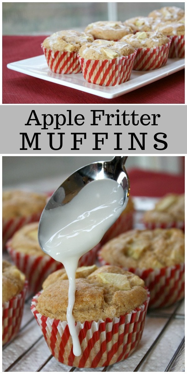 Apple Fritter Muffins - Recipe Girl