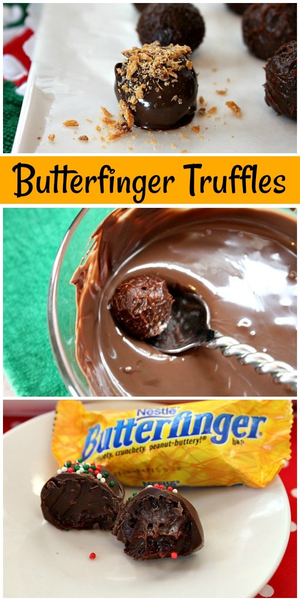 Butterfinger Truffles - Recipe Girl