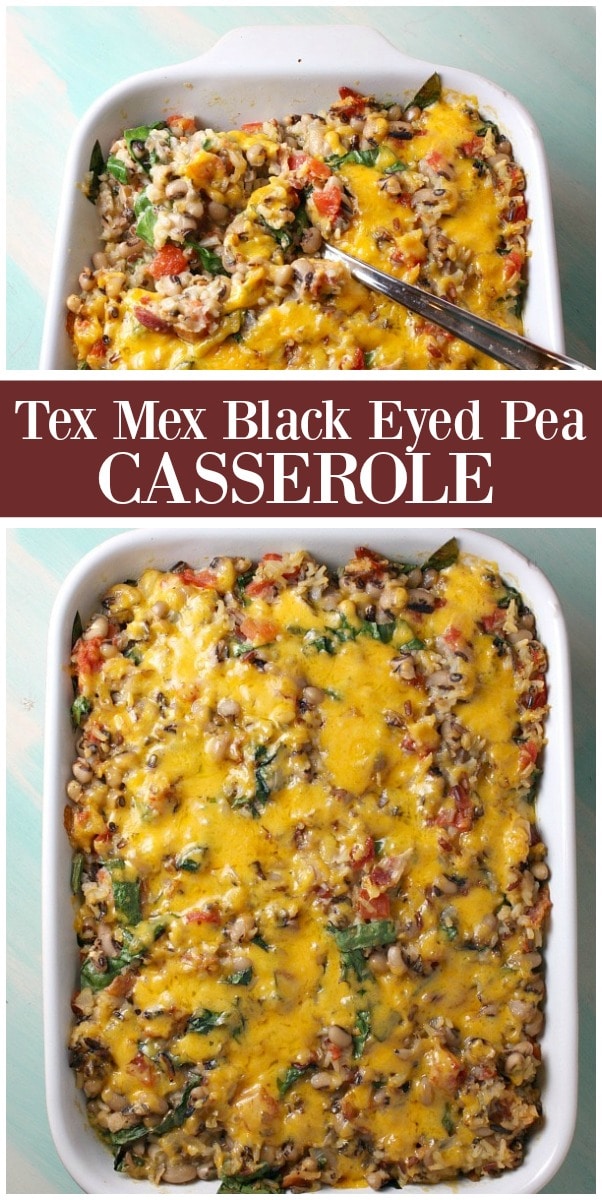 Tex Mex Black Eyed Pea Casserole - Recipe Girl