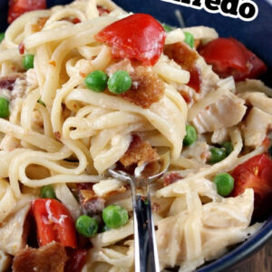 pinterest image for chicken alfredo