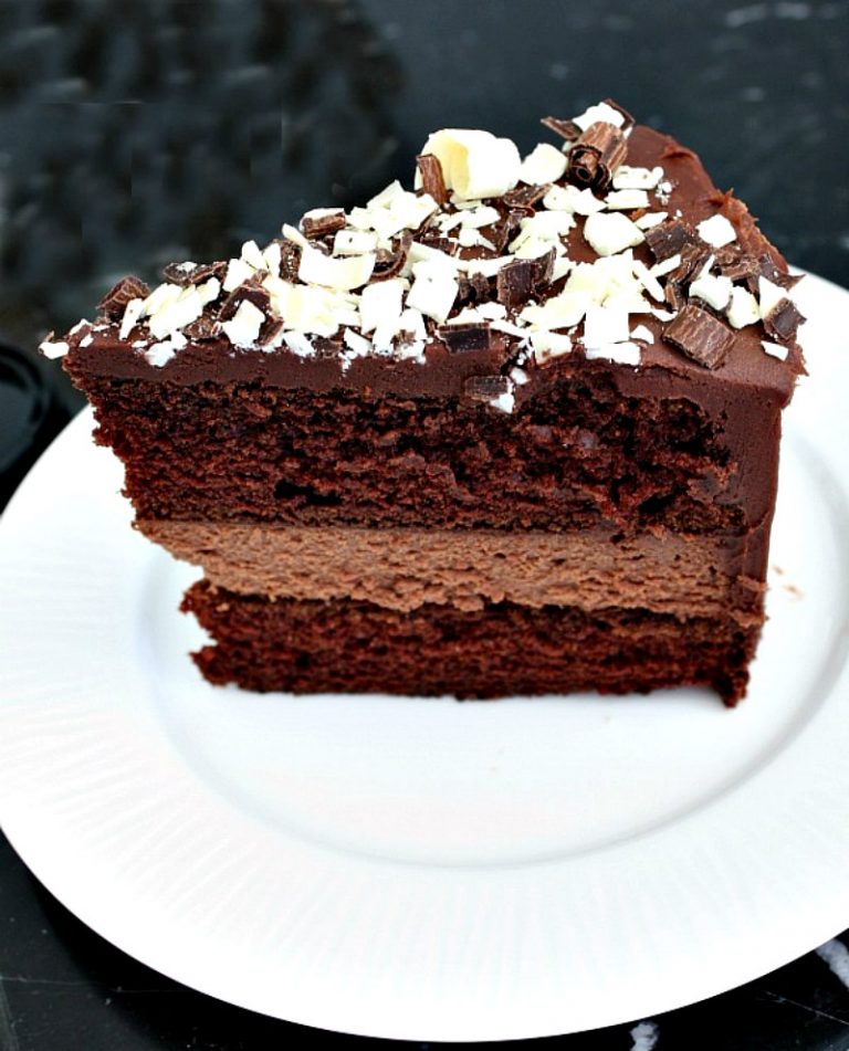 Chocolate Cheesecake Cake - Recipe Girl