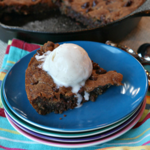 Skillet Chocolate Chip Cookies