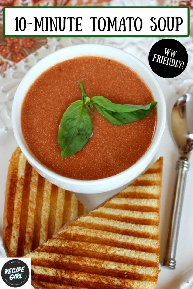 10 Minute Tomato Soup - Recipe Girl