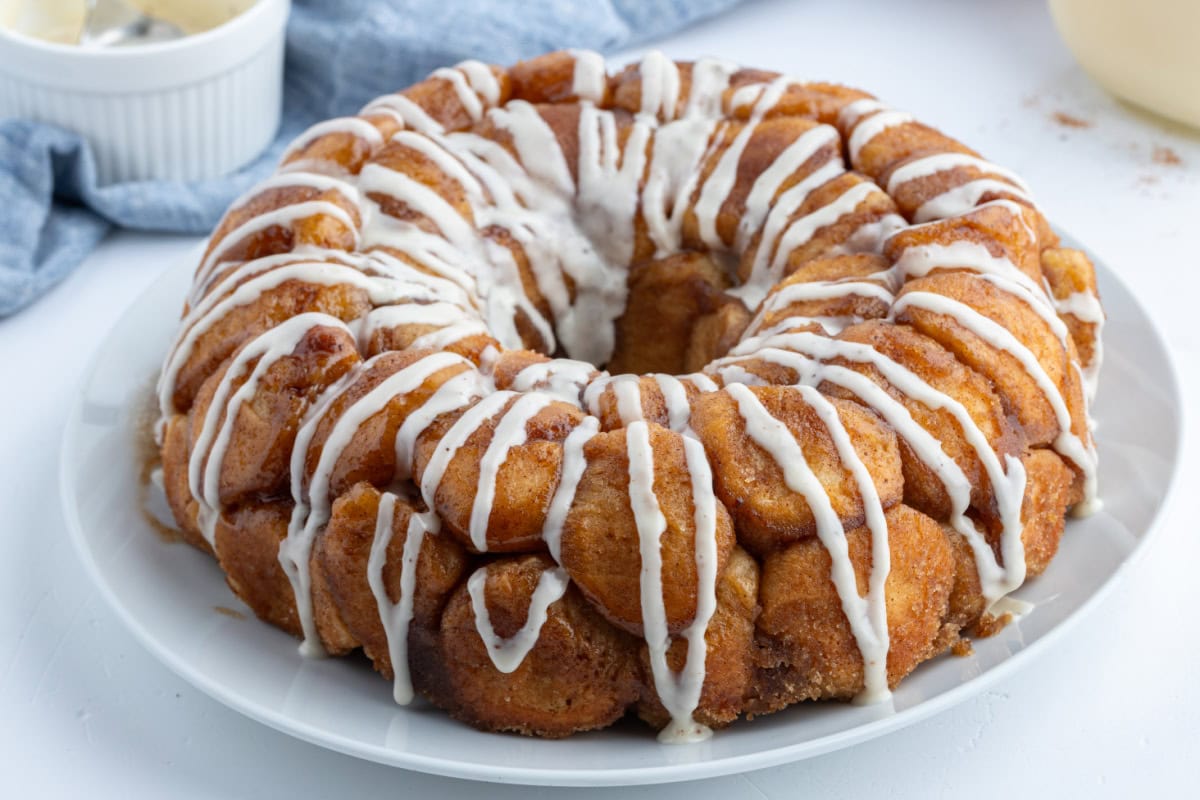 Eggnog Monkey Bread