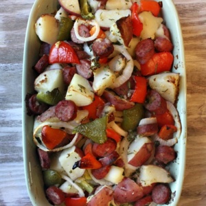 Sausage and Potato Bake