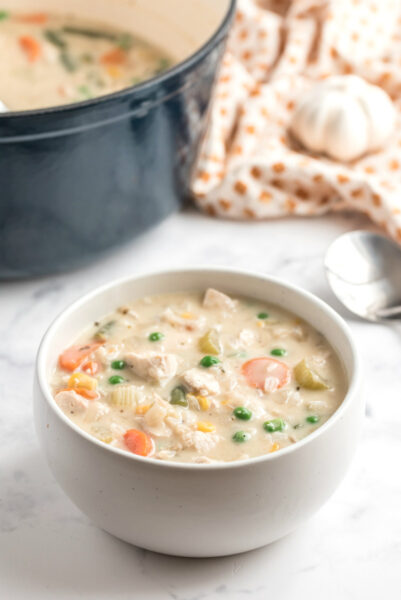 Creamy Chicken and Rice Soup - Recipe Girl