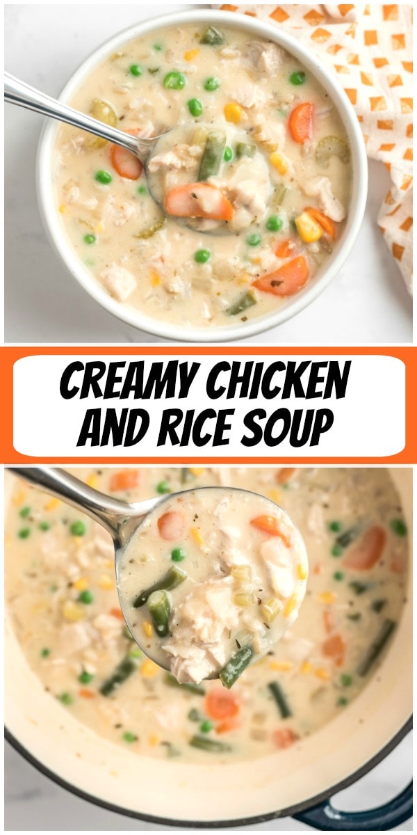 Creamy Chicken and Rice Soup - Recipe Girl