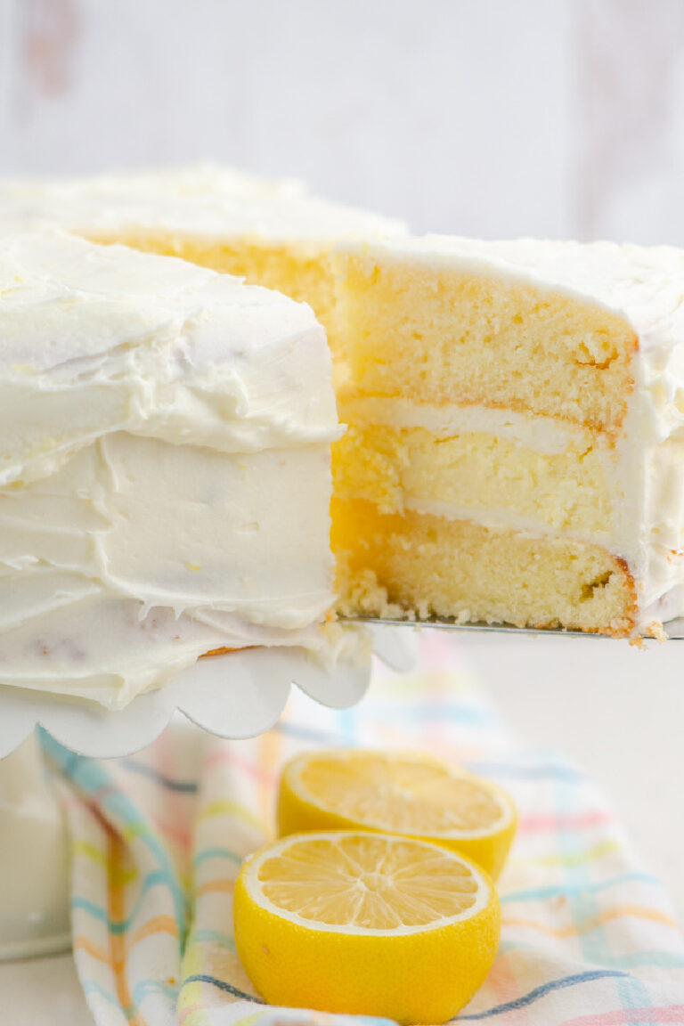 Lemon Cheesecake Cake - Recipe Girl