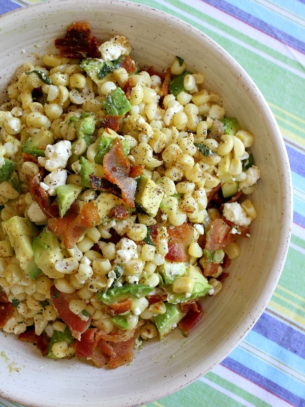 Bacon, Avocado and Corn Salad