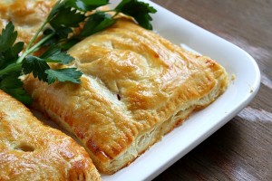 Turkey, Mushroom and Bacon Puff Pastry Pockets - Recipe Girl