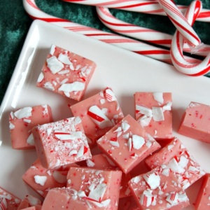 Candy Cane Fudge