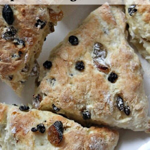 pinterest image for spotted dog soda bread