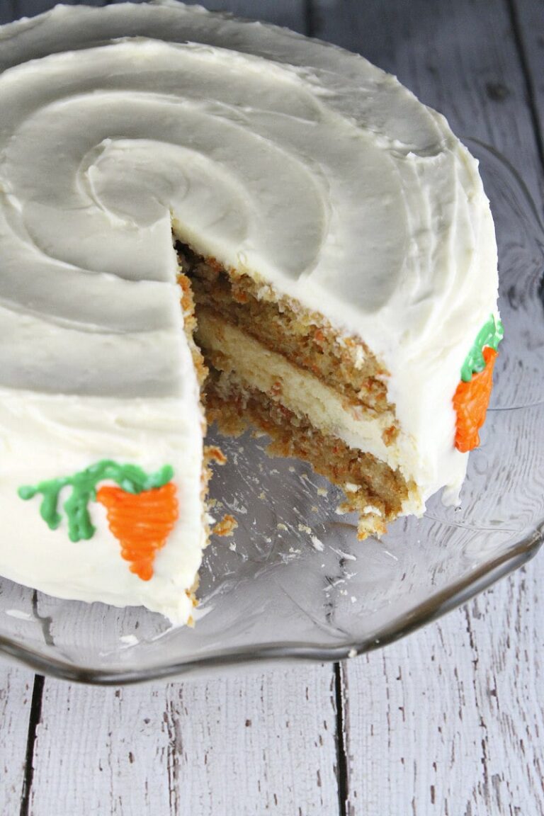 Carrot Cake Cheesecake Cake - Recipe Girl