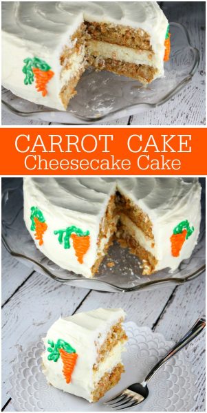 Carrot Cake Cheesecake Cake - Recipe Girl