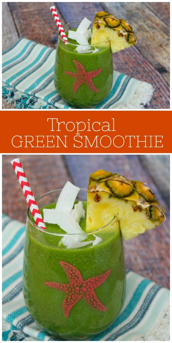 Tropical Green Smoothie - Recipe Girl