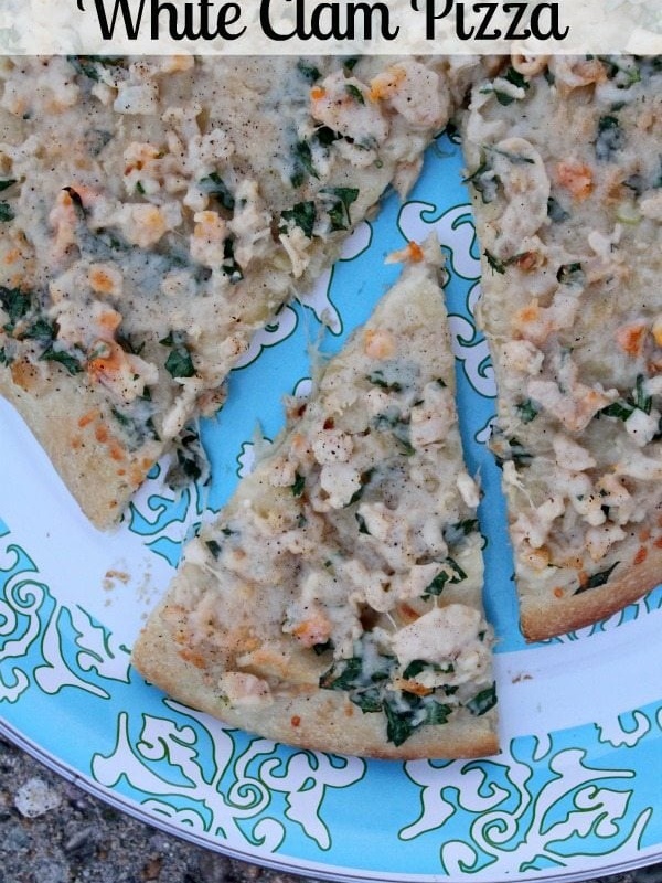 white clam pizza pinterest image