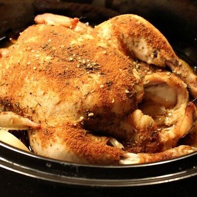 How to Make a Whole Chicken in a Slow Cooker