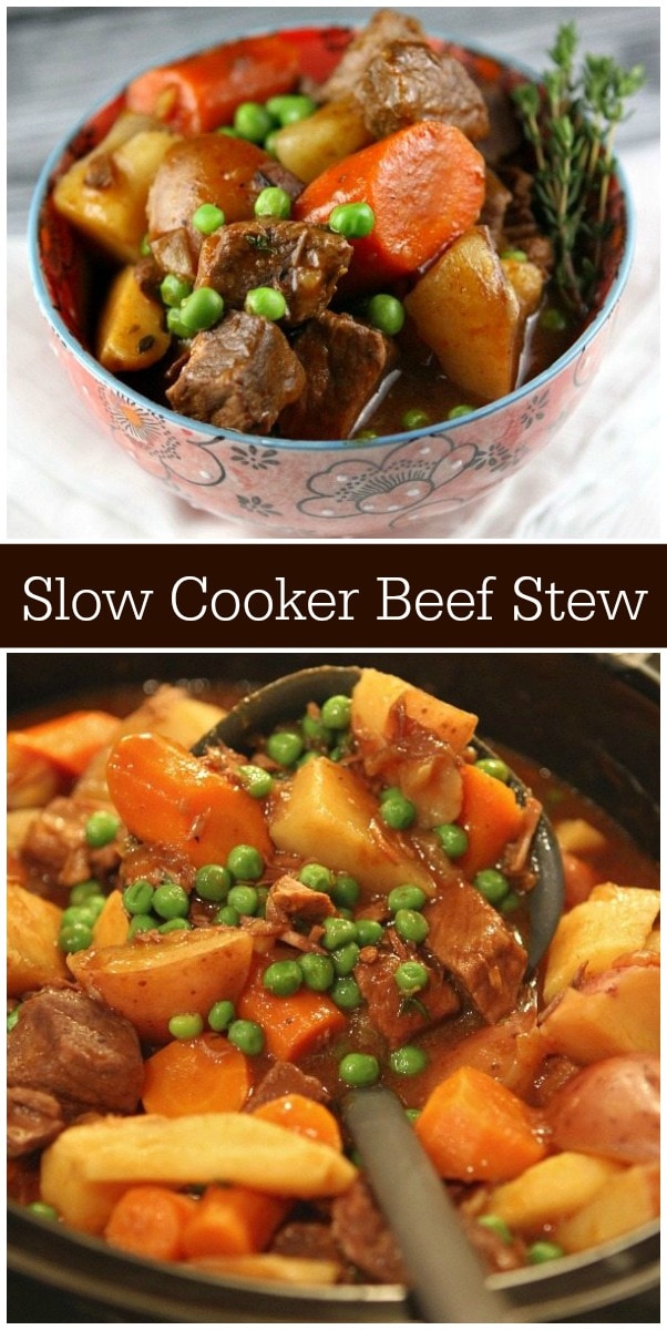 Slow Cooker Beef Stew Recipe - RecipeGirl