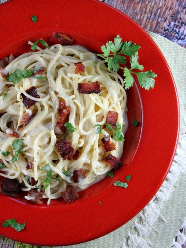 Skillet Pasta Carbonara