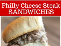 Philly Cheese Steak Sandwiches - Recipe Girl