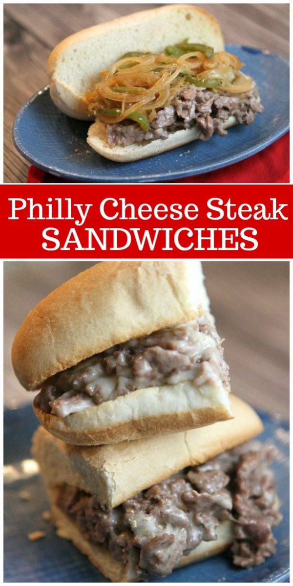 Philly Cheese Steak Sandwiches - Recipe Girl