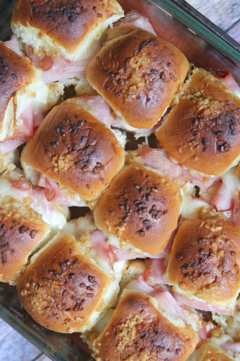 Baked Ham and Cheese Sliders - Recipe Girl