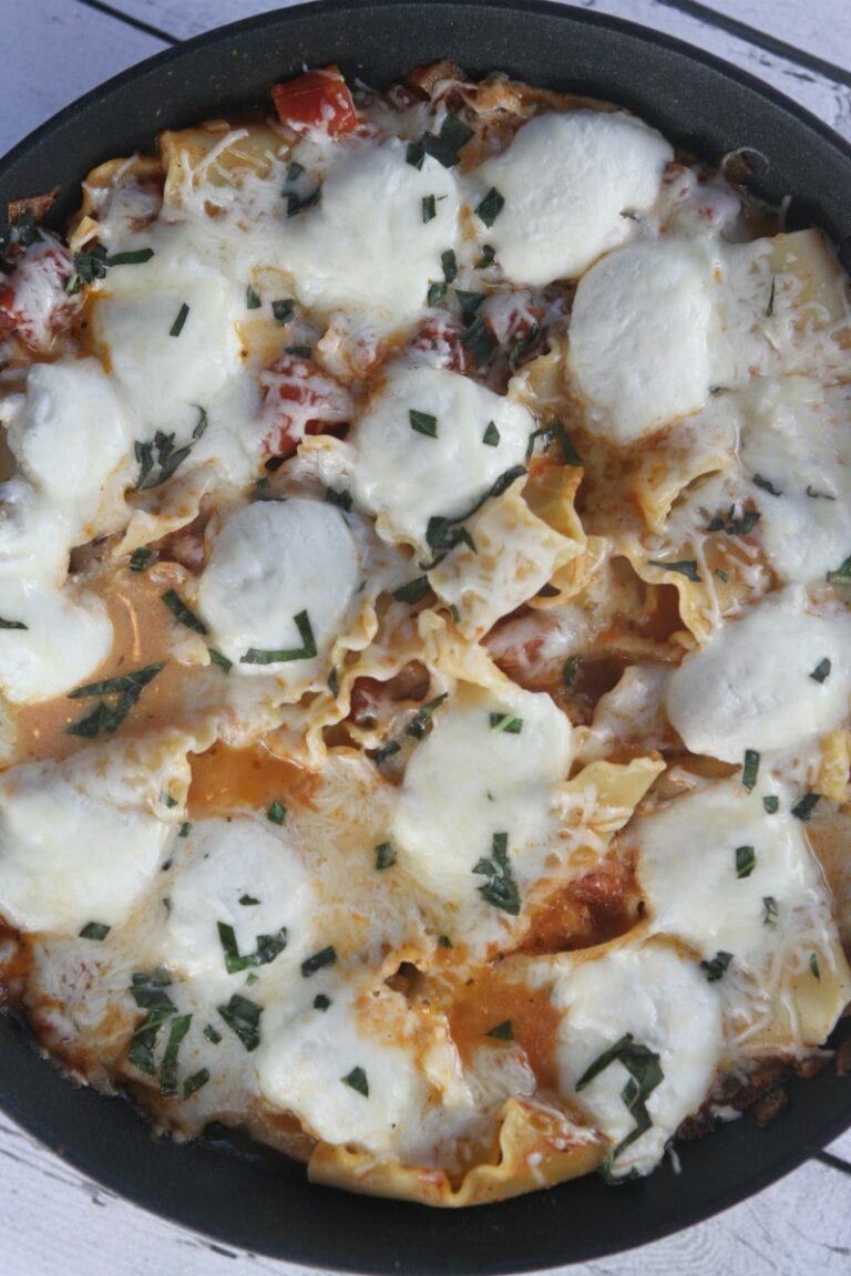 Easy Skillet Lasagna Recipe Girl