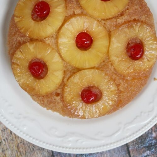 Pineapple Upside Down Cake - RecipeGirl