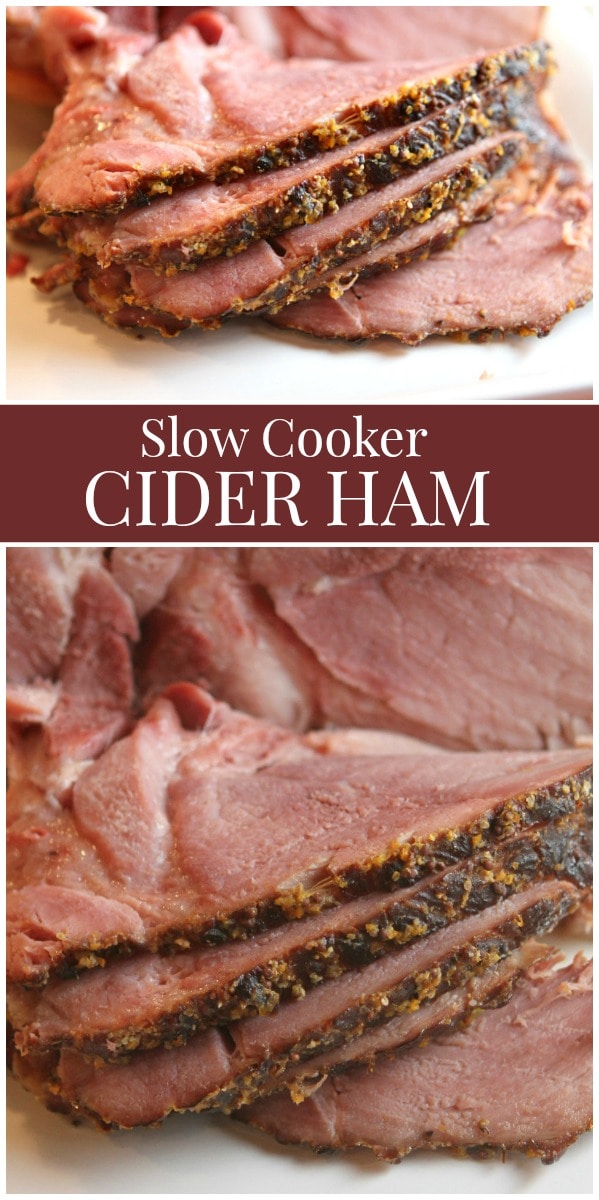 Slow Cooker Cider Ham - Recipe Girl