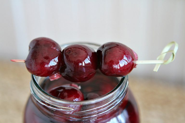 Boozy Bourbon Cherries - Recipe Girl