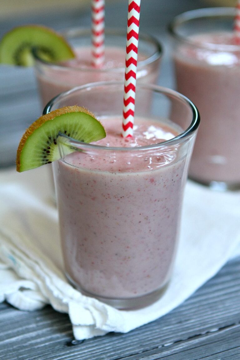 Kiwi Strawberry Smoothie Recipe Girl