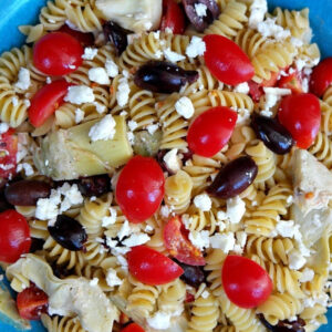 Greek Pasta Salad pinterest image