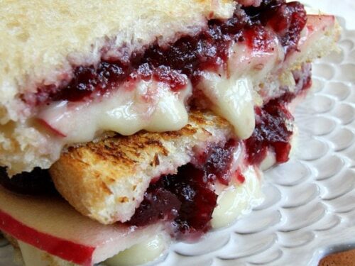 Cranberry Grilled Cheese Sandwich Recipe - Happy Happy Nester