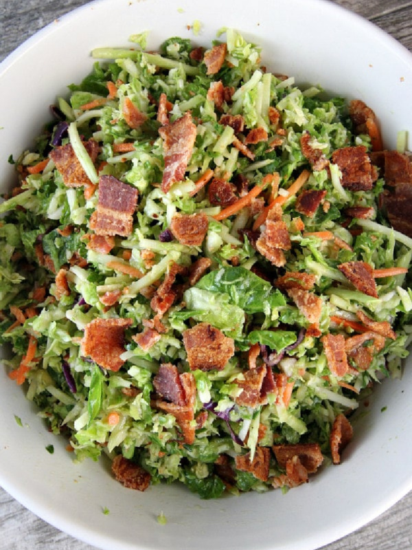 bacon and brussels sprouts salad