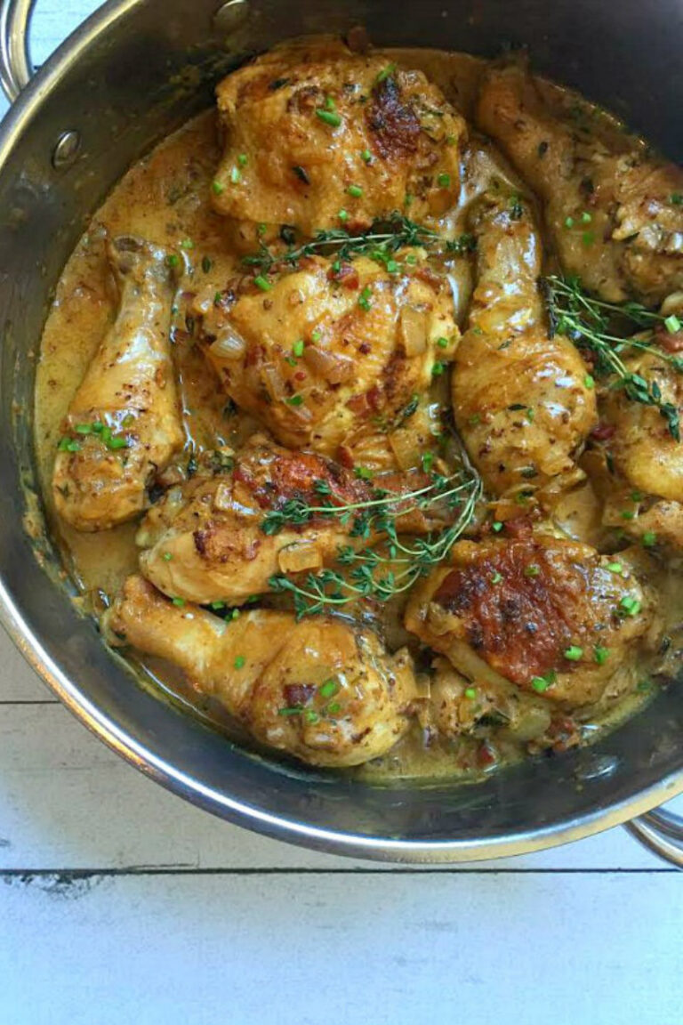 Chicken with Mustard - Recipe Girl