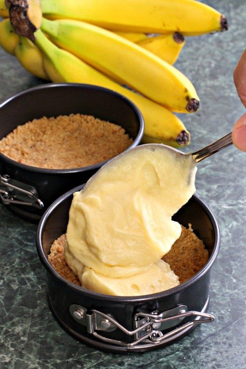 No Bake Banana Rum Cheesecake - Recipe Girl