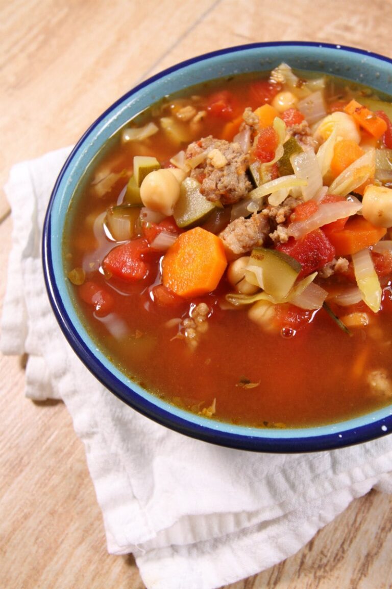 Italian Sausage Vegetable Soup Recipe Girl